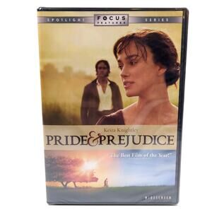 Pride and Prejudice 2006 DVD Keira Knightley Jane Austen Focus Features Sealed